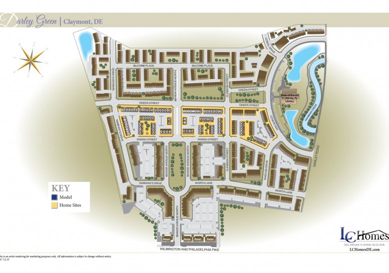 New Homes in Claymont, DE Darley Green New Castle County